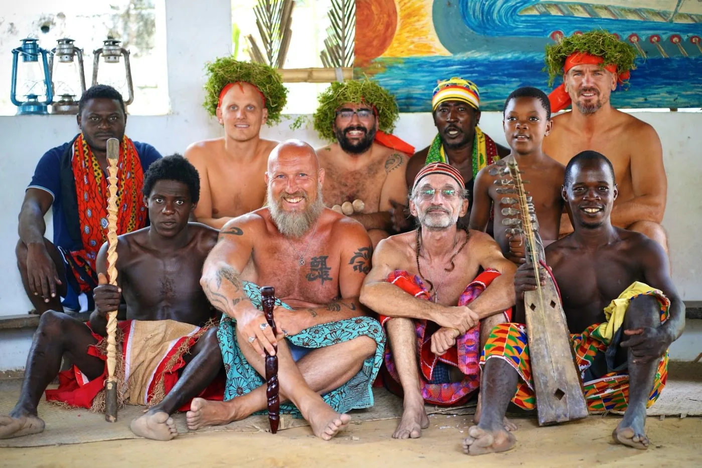 Bwiti ceremony in Gabon